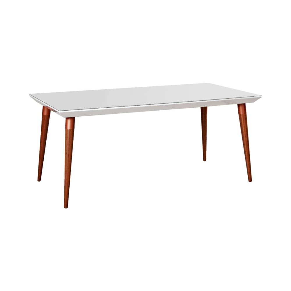Utopia_70.86"_Dining_Table_in_White_Gloss_and_Maple_Cream_