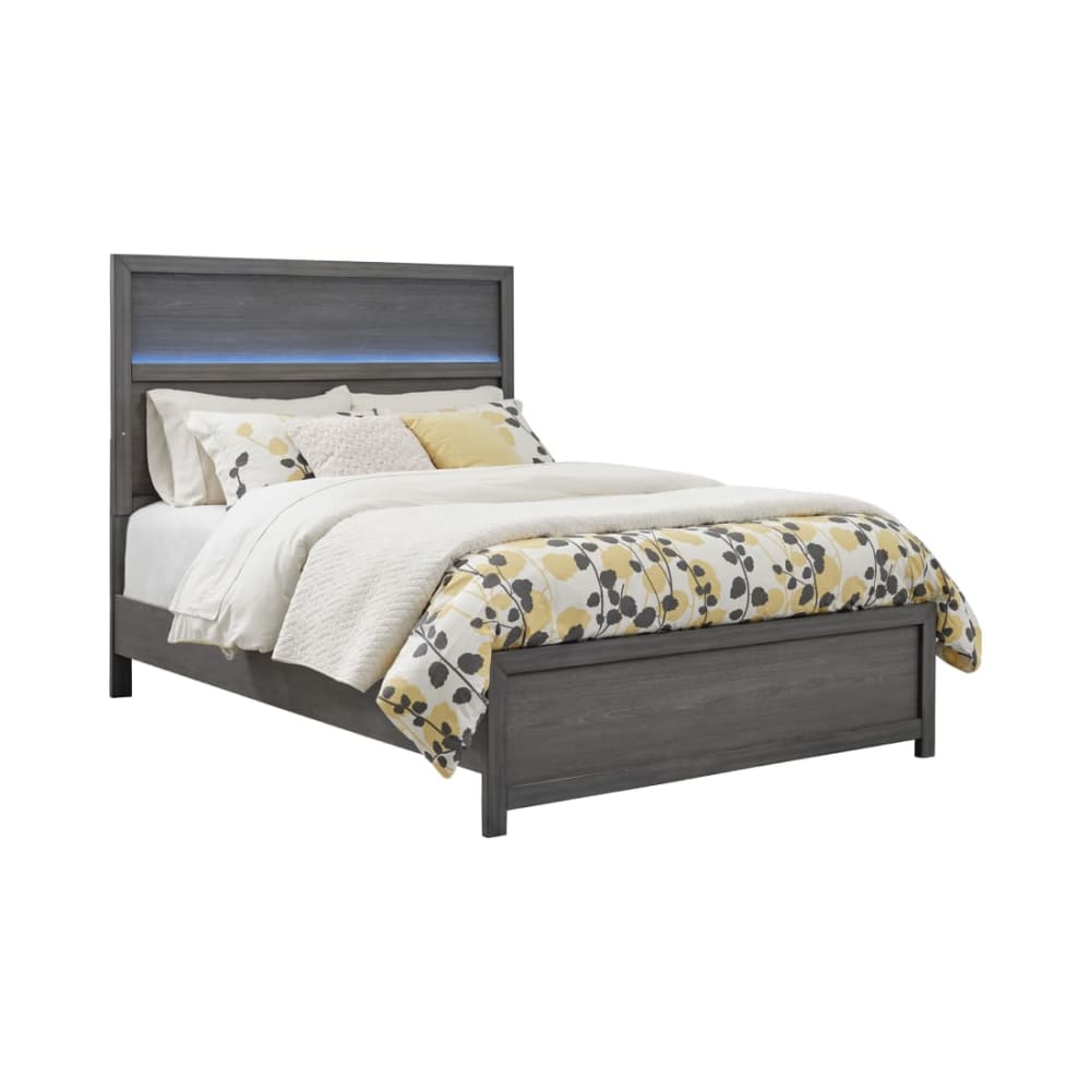Westpoint Collection Weathered Grey Solid Wood King Bed