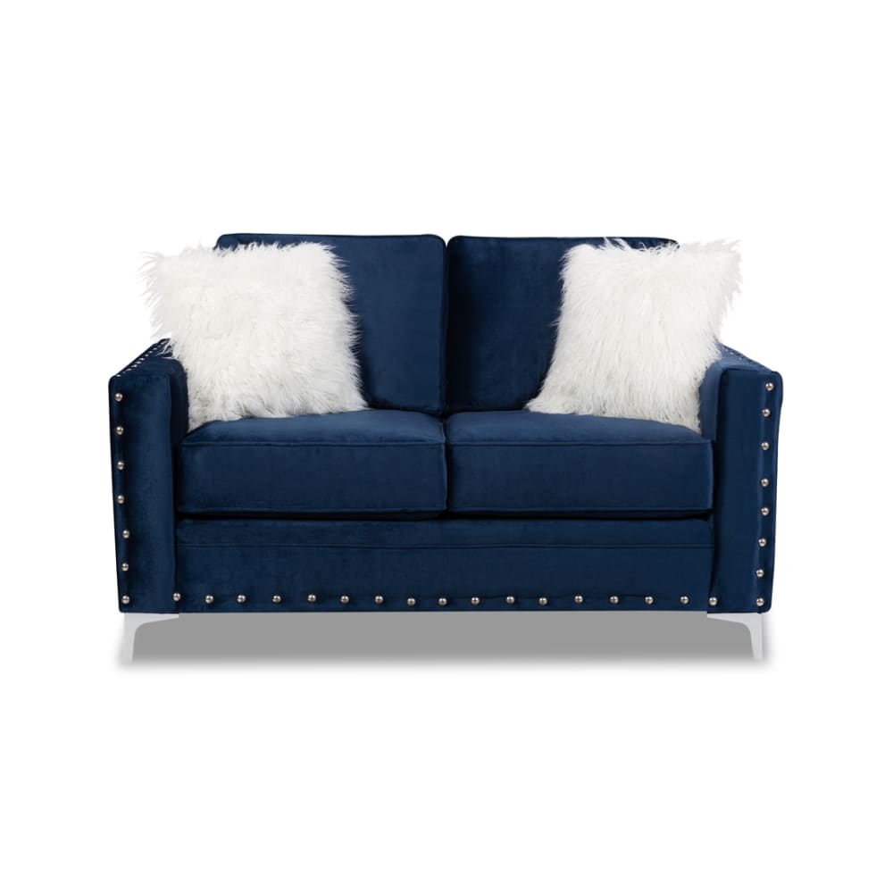 Adrian Blue Collection Loveseat