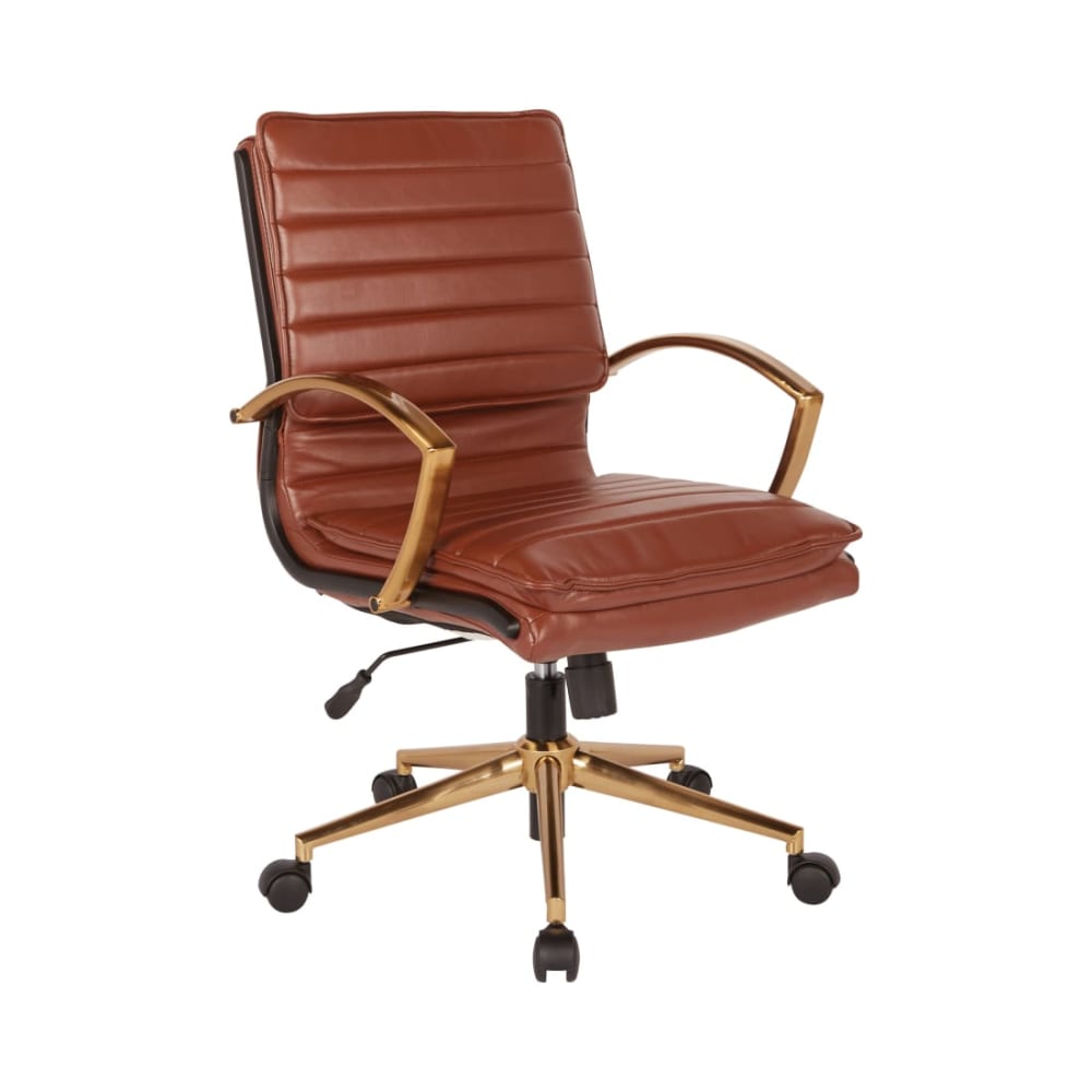 Mid-Back_Faux_Leather_Chair_in_Saddle_Main_Image