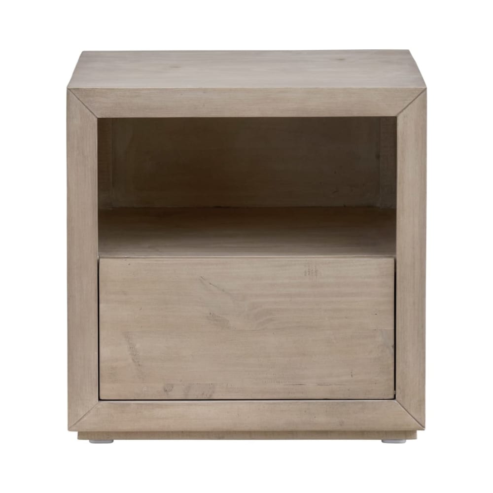 Adrian Collection Cream Solid Pine Nightstand