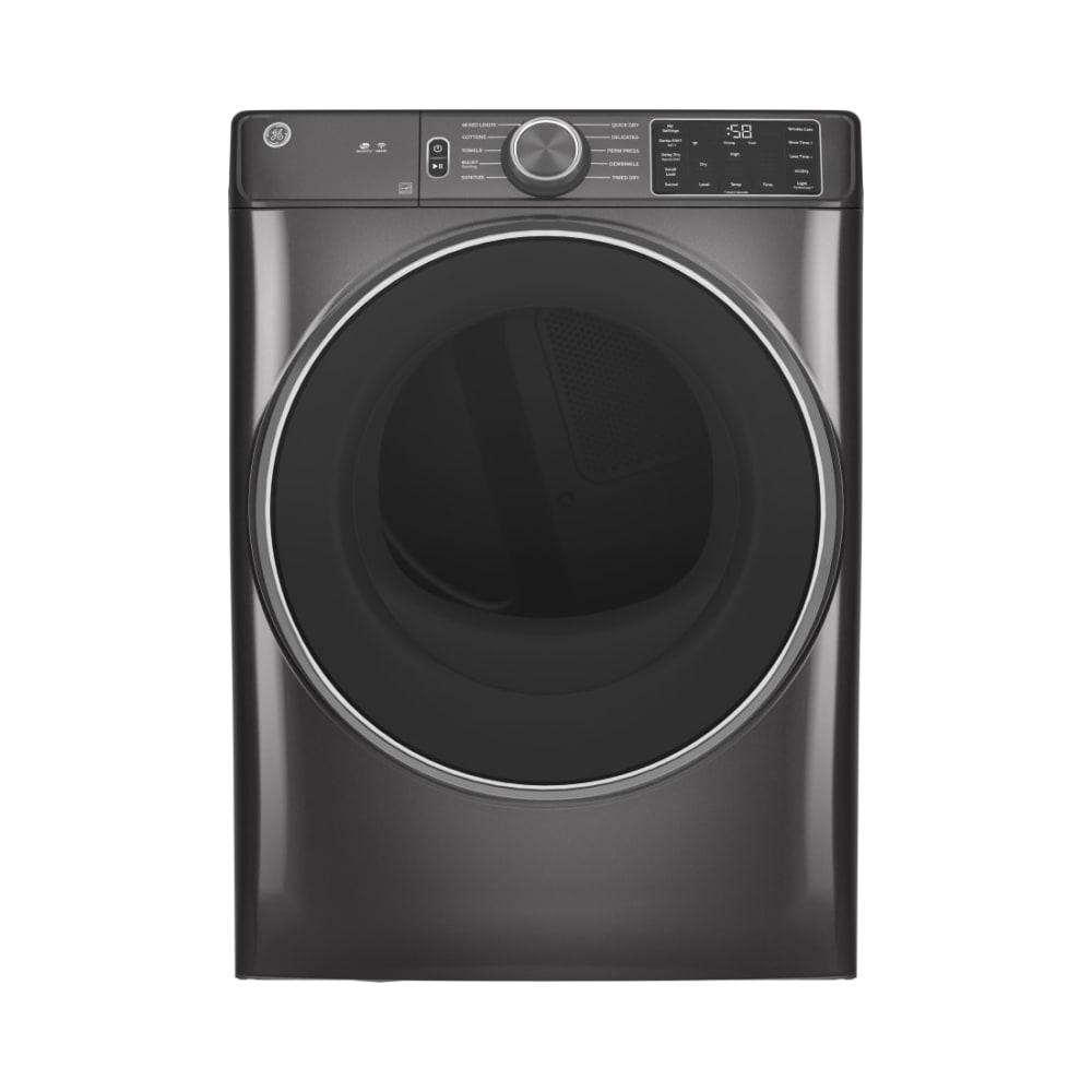 GE® 7.8 cu. ft. Smart Front Load Electric Dryer with Sanitize Cycle