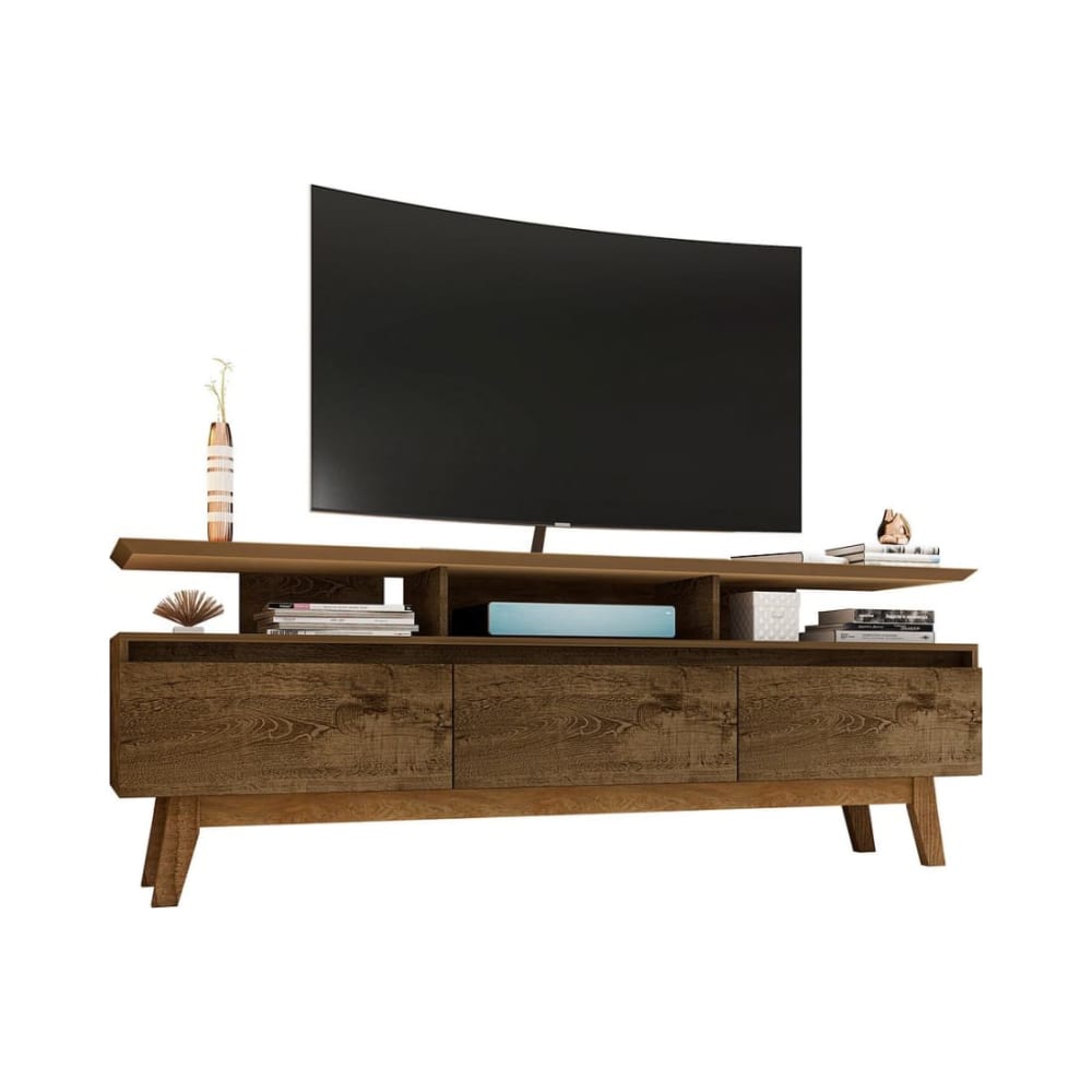 Yonkers 70.86" TV Stand in Rustic Brown