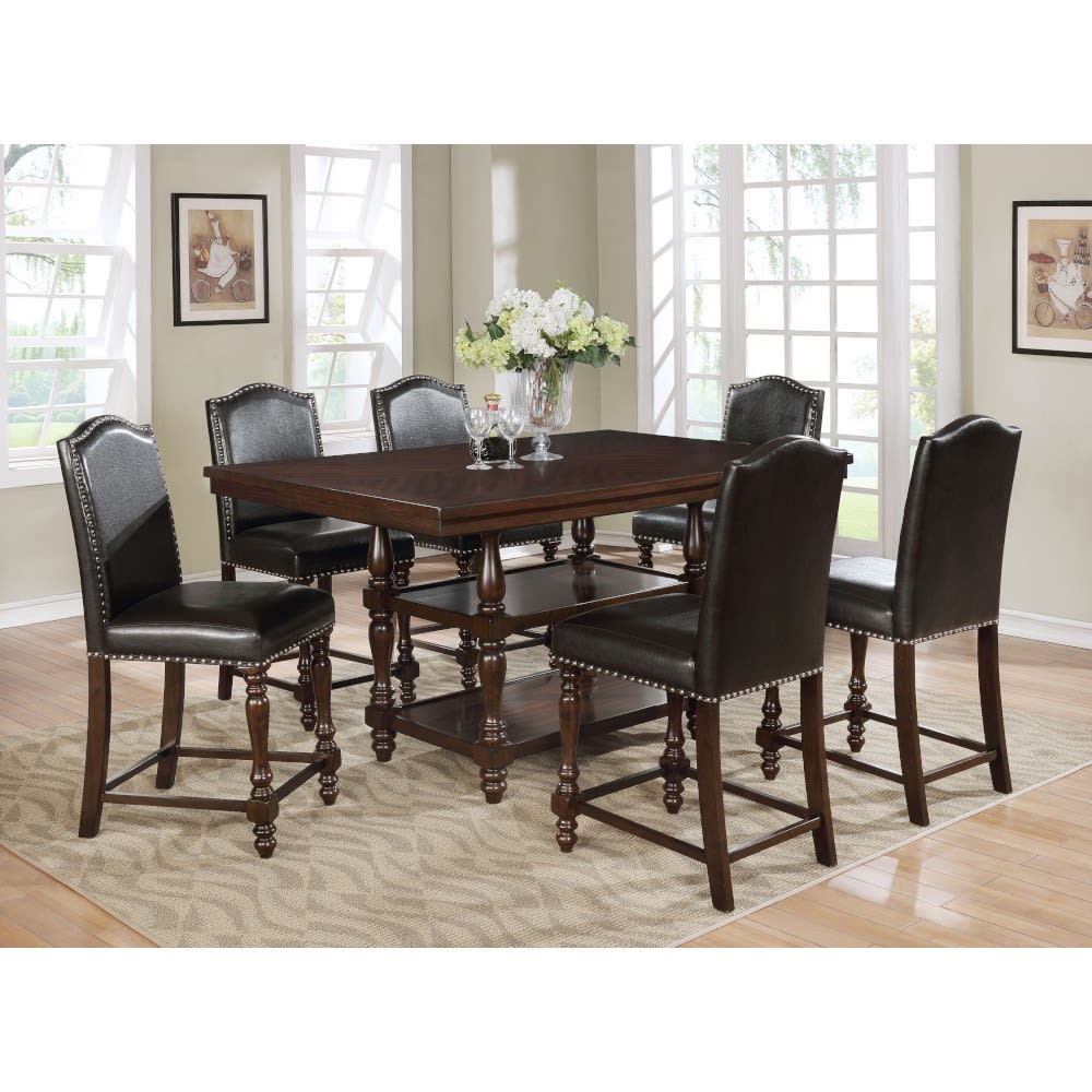 Cayden Dining - Counter Table & 4 Counter Chairs - CAYDENCTRDR