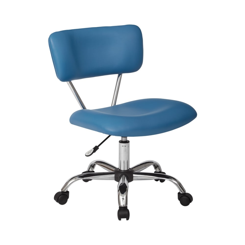 Vista_Task_Office_Chair_in_Blue_Faux_leather_Main_Image