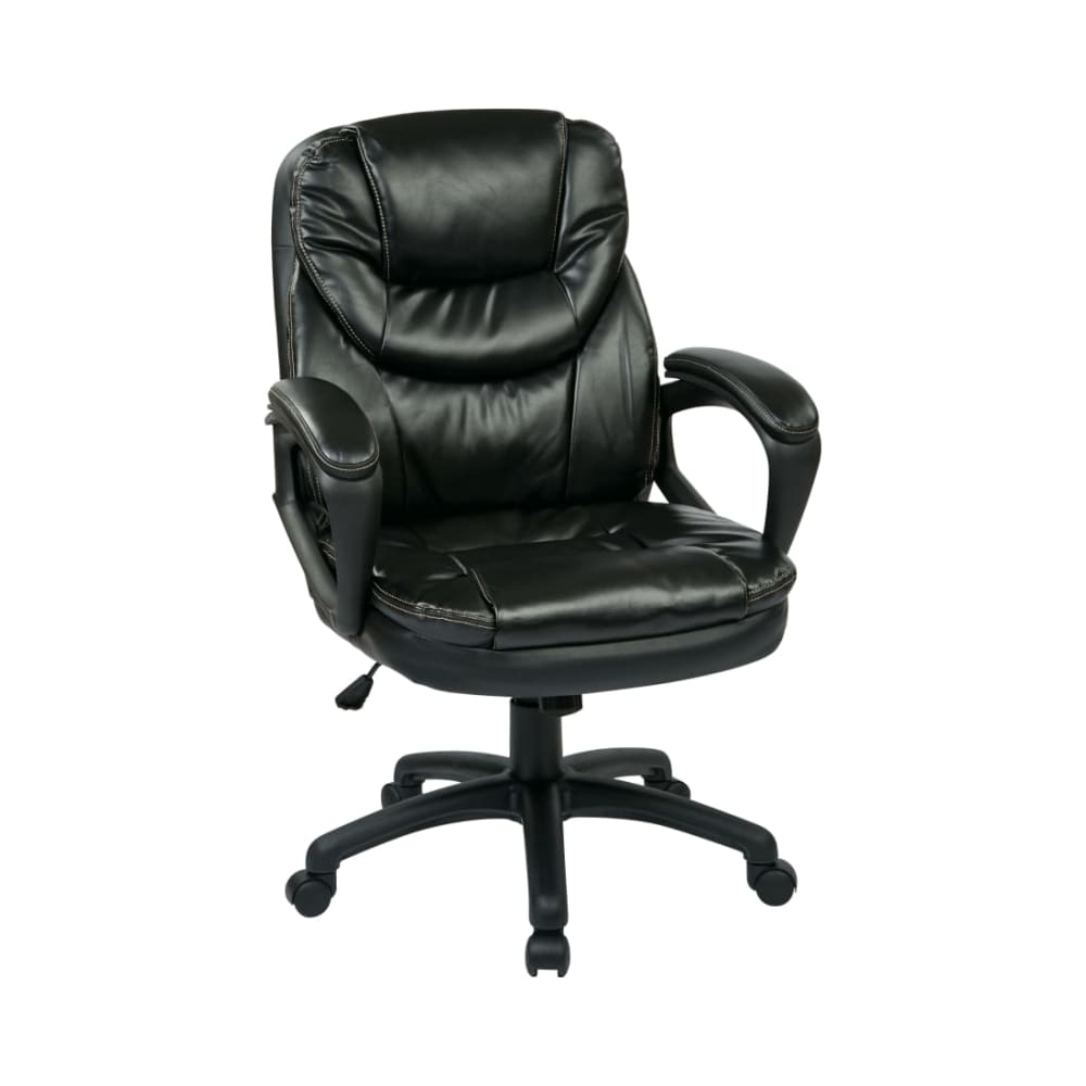 Faux_Leather_Black_Managers_Chair_with_Padded_Arms_Main_Image