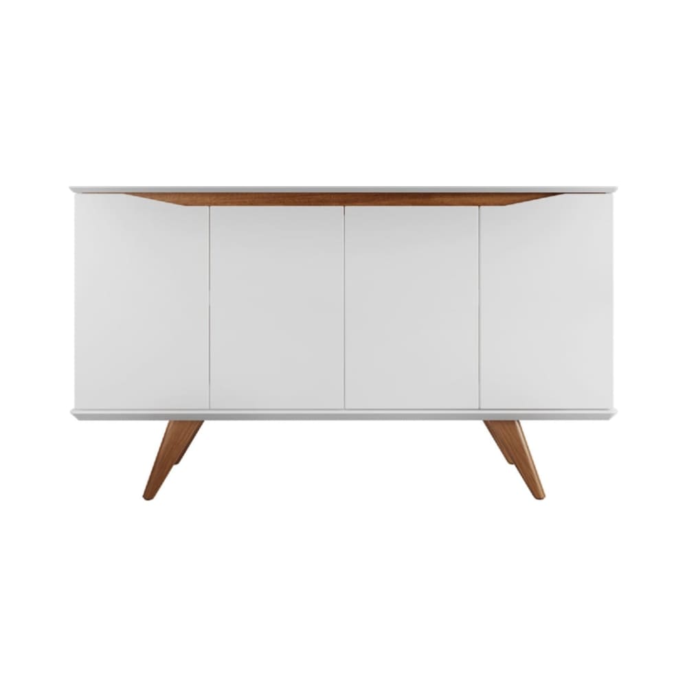 Tudor_53.15"_Sideboard_in_White_Matte_and_Maple_Cream_Main_Image
