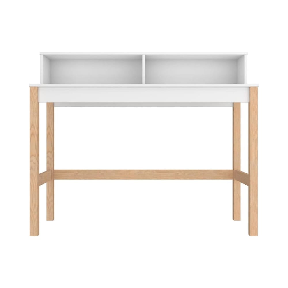 Bowery Desk in White and Oak