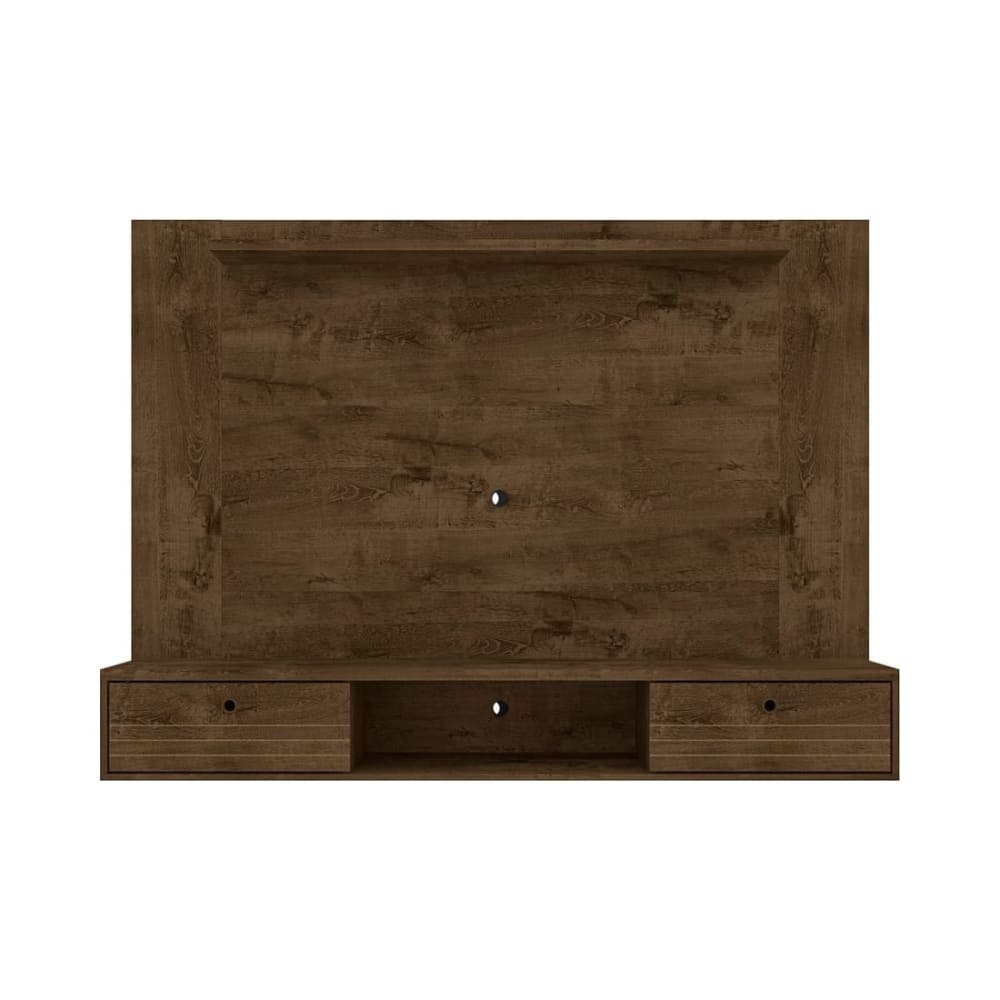 Liberty 70.86" Floating Entertainment Center in Rustic Brown