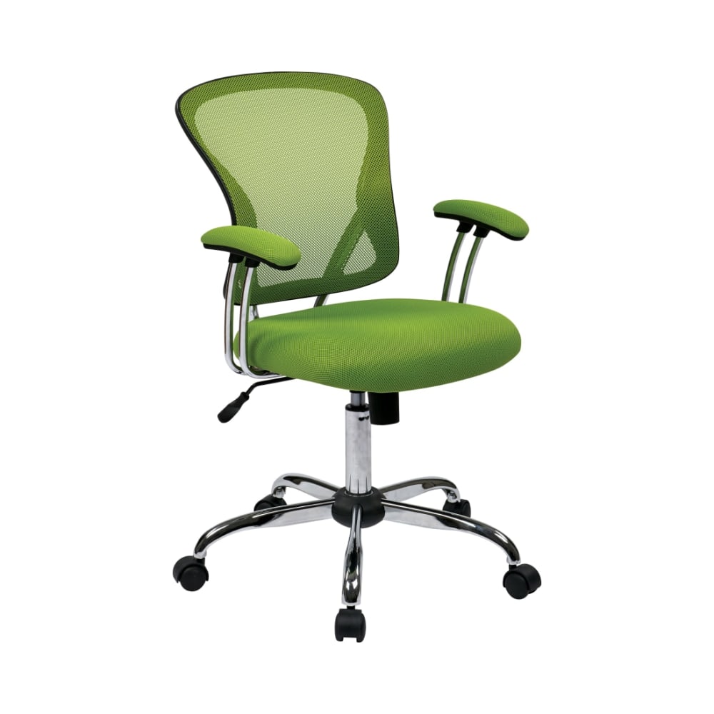 Juliana_Task_Chair_with_Green_Mesh_Fabric_Seat_Main_Image