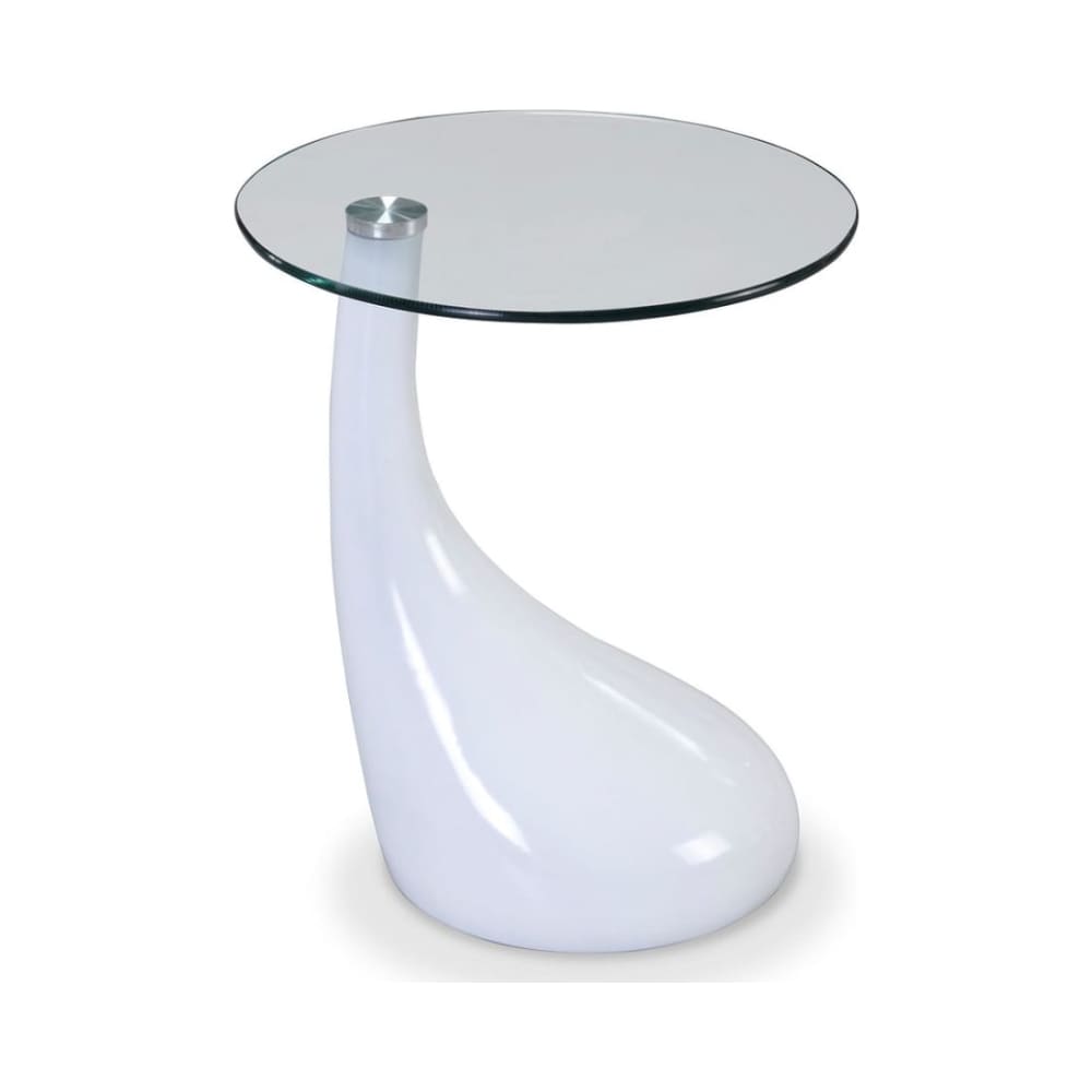Lava Accent Table in White