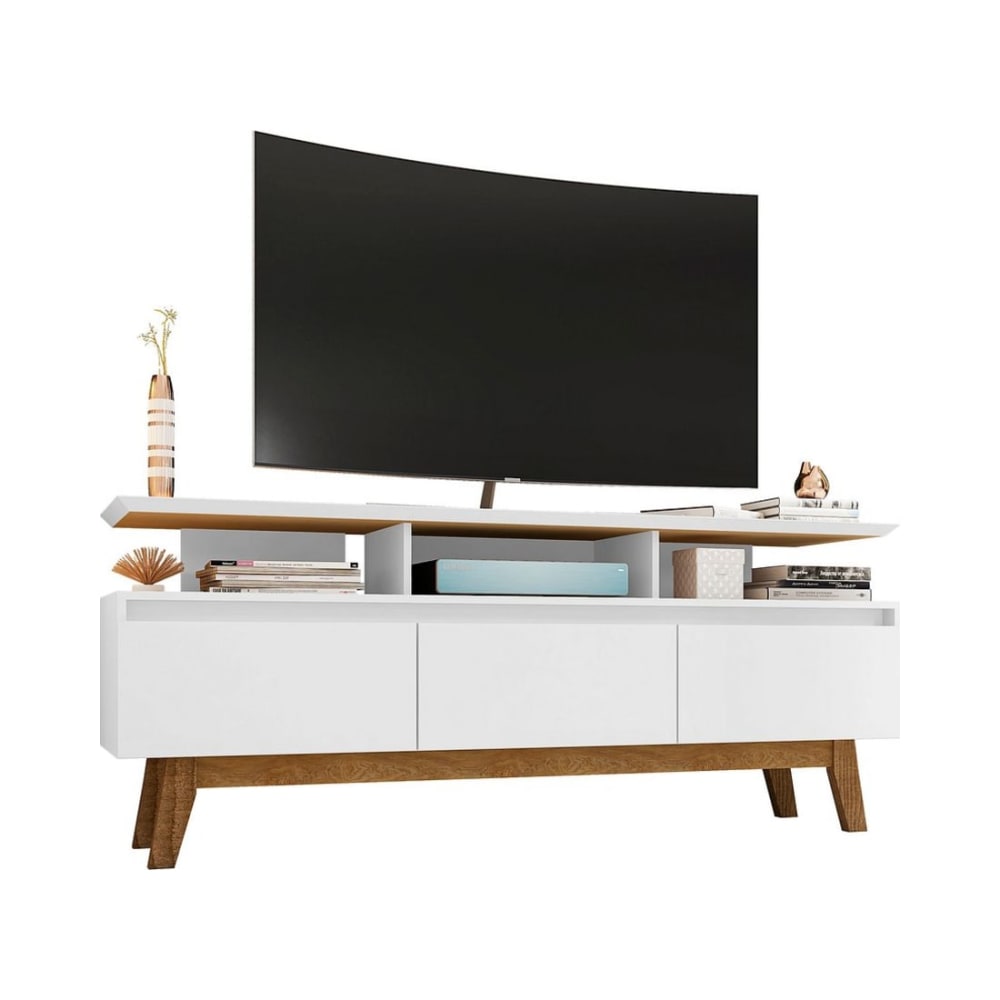 Yonkers 62.99" TV Stand in White