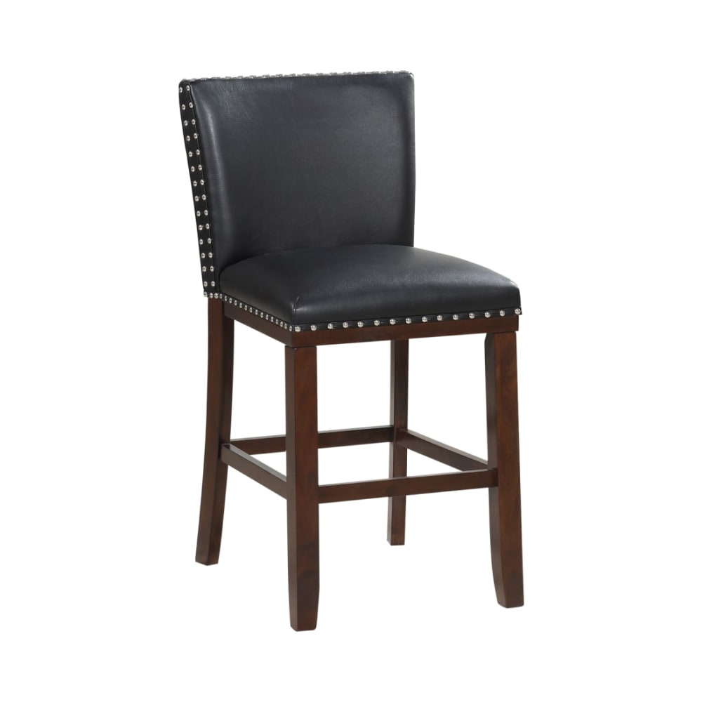 Freemont Collection Black Wood Counter Stool