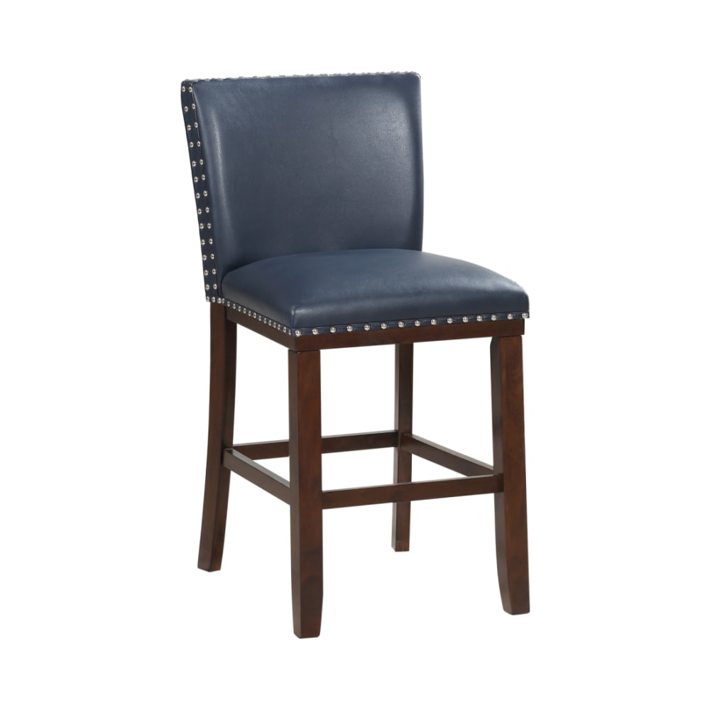 Freemont Collection Navy Wood Counter Stool