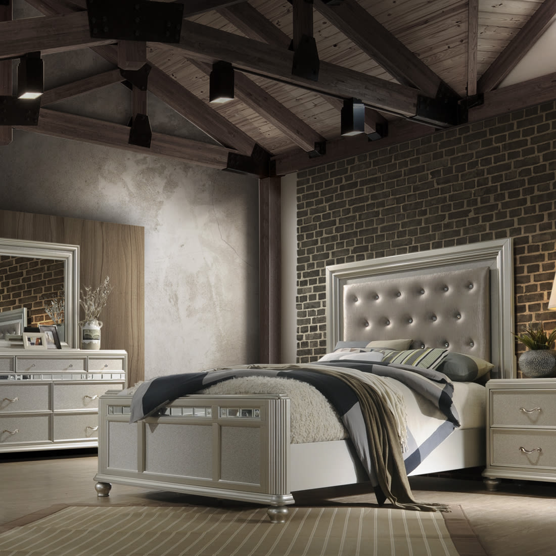 Gia Collection 3pc Queen Bedroom Set Conn's HomePlus