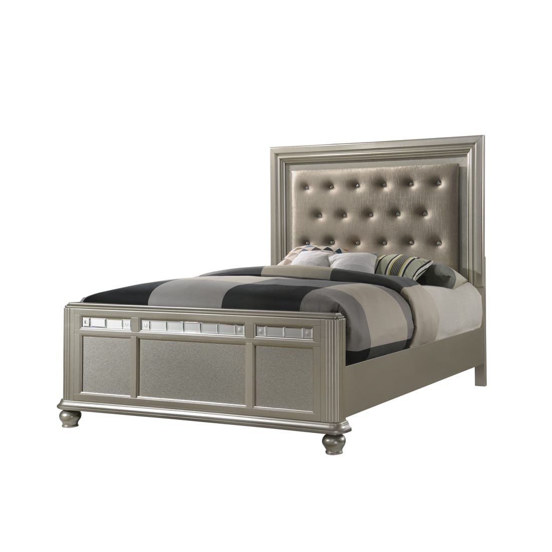 Gia Collection Queen Bed Conn S Homeplus, Gia Upholstered King Bed