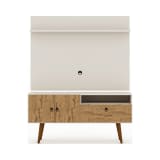 Tribeca 53.94" TV Stand and Panel in Off White and Nature
