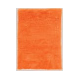 Orange Faux Sheepskin Rug (3' x 5')