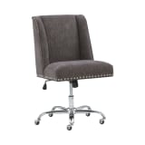 Drury Collection Charcoal Office Chair