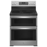 GE Profile™ 30" Smart Free-Standing Electric Double Oven Convection Range with No Preheat Air Fry - PB965YPFS