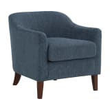 Eastwood Accent Chair in Blue Fabric