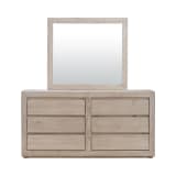Adrian Collection Cream Solid Pine Mirror