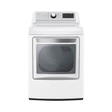 LG 7.3 cu. ft. Ultra Large Capacity Smart wi-fi Enabled Rear Control Gas Dryer with EasyLoad™ Door - DLG7401WE