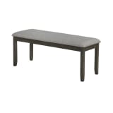 Julian Collection Grey Dining Bench