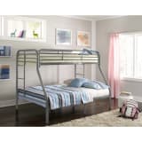 Sutton Collection Twin over Full Bunkbed in Silver