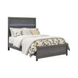 Westpoint Collection Weathered Grey Solid Wood Full Bed