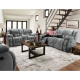Cloud Charcoal Rocker Motion Collection - Sofa & Loveseat