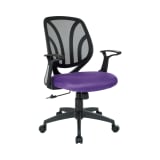 Screen_Back_Chair_with_Purple_Mesh,_Flip_Arms,_and_Silver_Accents_Main_Image