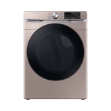 Samsung 7.5 cu. ft. Electric Dryer with Steam Sanitize+ in Champagne - DVE45B6300C