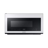 Samsung Bespoke 2.1 cu. ft. Over-the-Range White Glass Microwave Oven - ME21B706B12