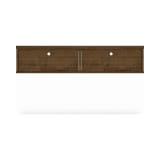 Liberty 42.28" Floating Office Desk in Rustic Brown