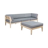 Larkin Collection Natural Patio Sofa Set