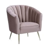 Rosemont Accent Chair in Blush and Gold