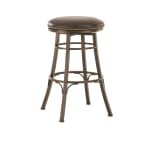 Oliver Collection Bronze Metal Swivel Bar Stool