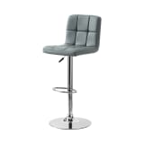 Ebersol Collection Gray Faux Leather Barstool