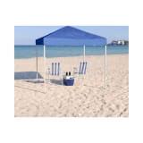 8'x8' Blue Outdoor Pop Up Event Slanted Leg Canopy Tent with Carry Bag