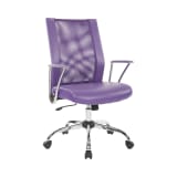 Bridgeway_Office_Chair_with_Purple_Woven_Mesh_and_Chrome_Base_Main_Image