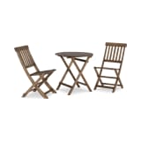 Ayers Collection Brown Bistro Set