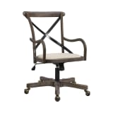 Hetzel Collection Driftwood & Beige Office Chair