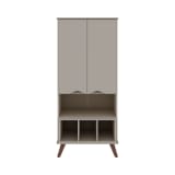 Hampton 26.77" Display Cabinet in Off White