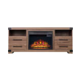 Richmond 60" Fireplace TV Stand in Brown
