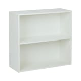 Prado 30" 2 Shelf Bookcase, 3/4" Shelf White
