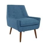 Rhodes Chair in Blue Denim
