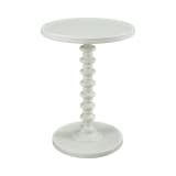 Venita Collection White Side Table
