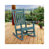 Winston All Weather Poly Resin Rocking Chair in Teal