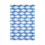 Seabourne Collection Ivory & Blue Washable Rug (5' x 7')